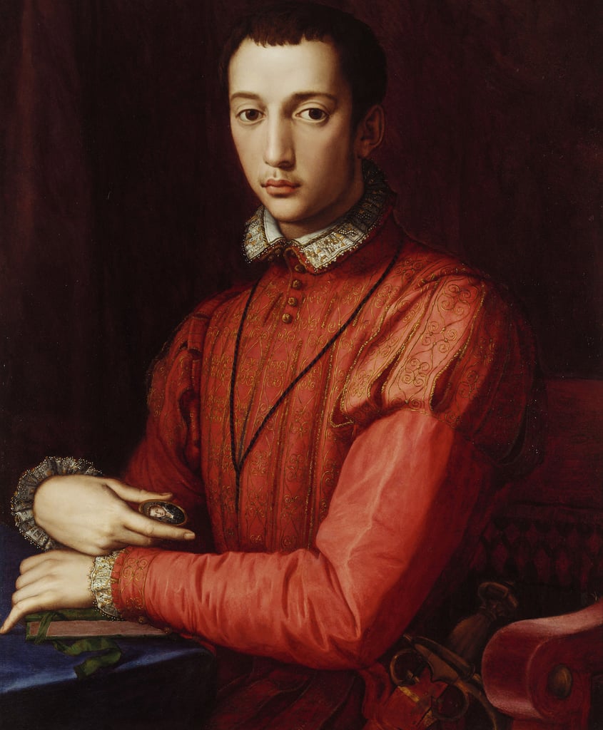 Portrait Of Francesco I De "Medici By Agnolo Bronzino