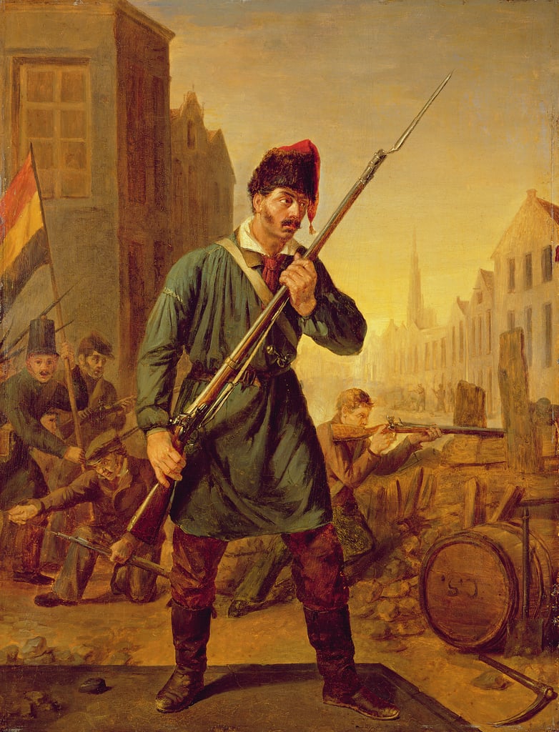 soldier-of-the-belgian-revolution-in-1830-by-belgian-school