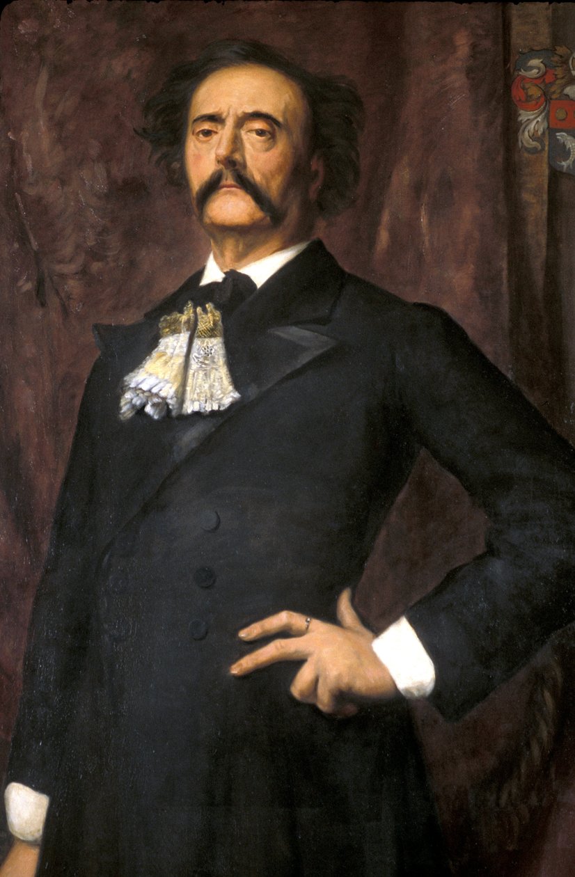 Manche No. 082, Musee de St Sauveur le Viscount, Portrait of Jules Barbey d