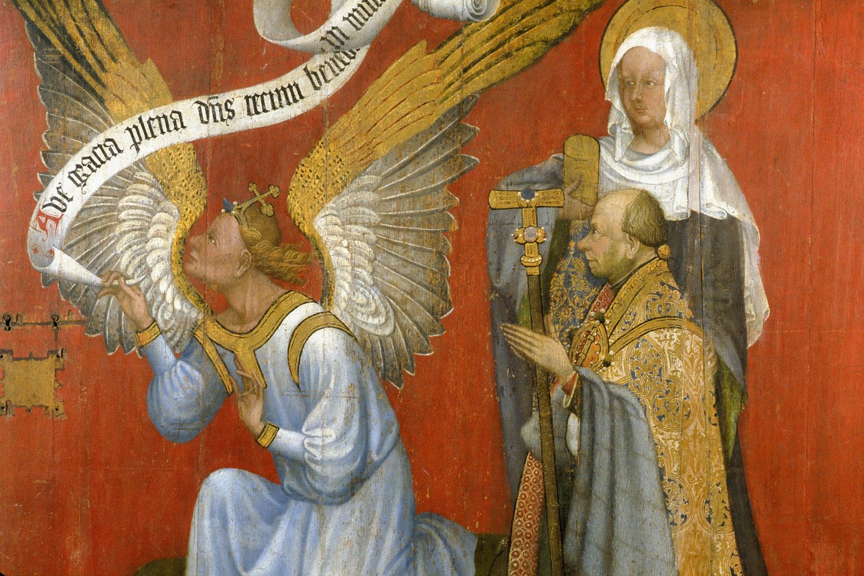 The Donor and the Angel of the Annunciation - Master of the Hours of Rohan by Unknown