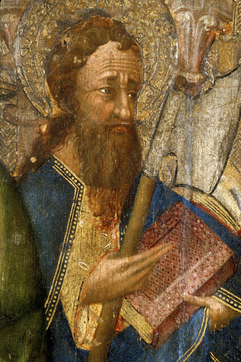 The Apostles (detail) - Master of the Hours of Rohan by Unknown