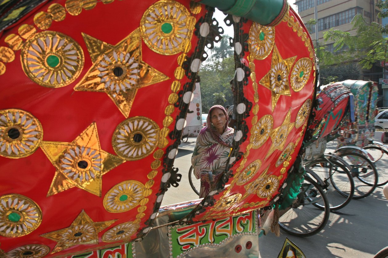 Rickshaw Decoration in Bangladesh by Unknown