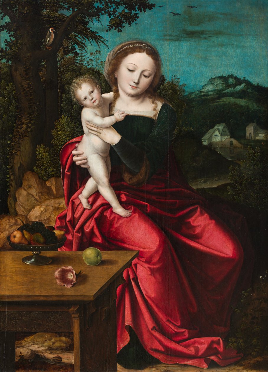 Madonna and Child by Master of the Parrot