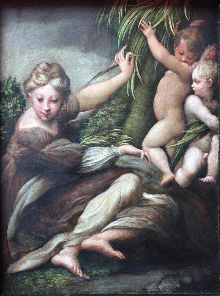 Martyr with Two Angel Boys by Parmigianino