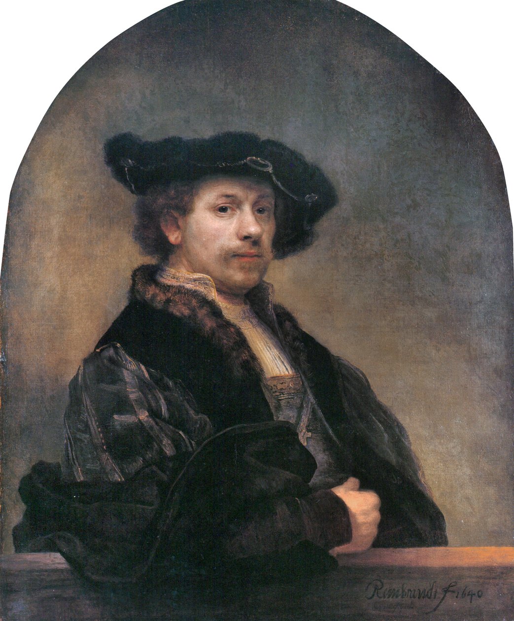 Self-portrait by Rembrandt van Rijn