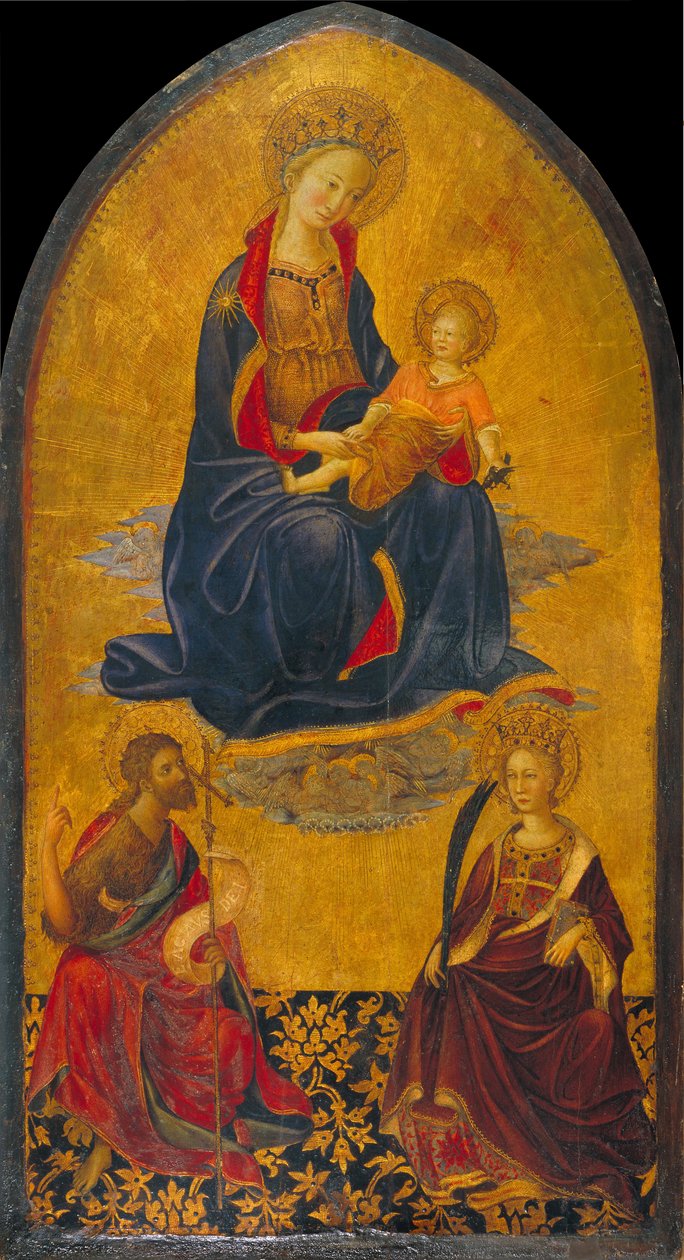 Adoration of the Virgin and Child by Saint John the Baptist and Saint Catherine by Saint John