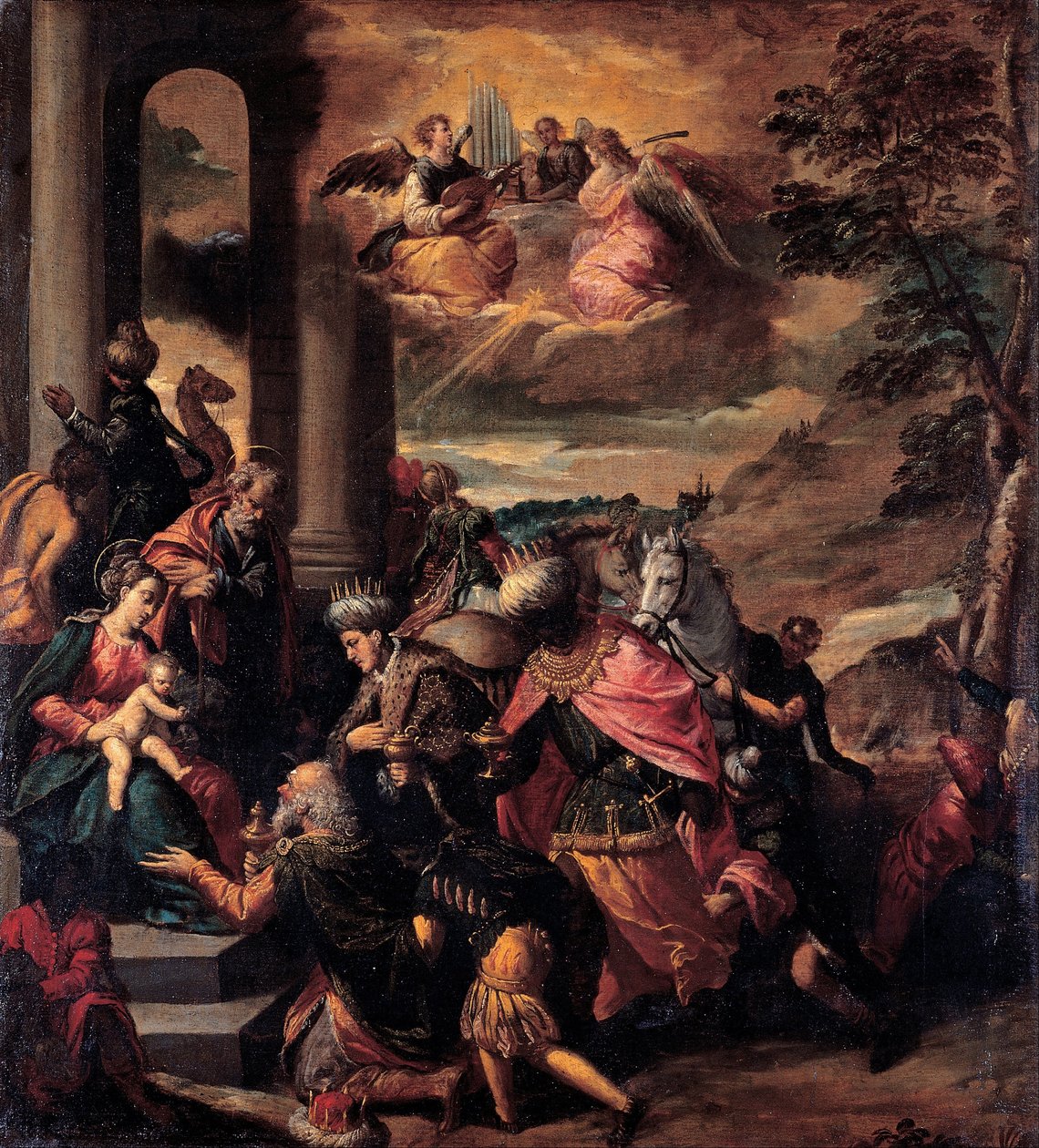 Adoration of the Magi by Sigismondo Scarsellino