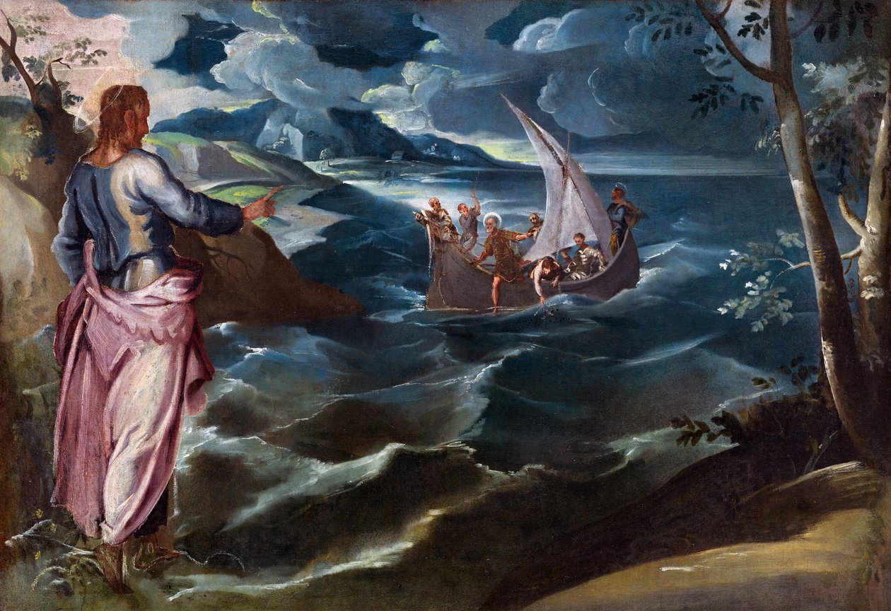 Christ at the Sea of Galilee by Tintoretto