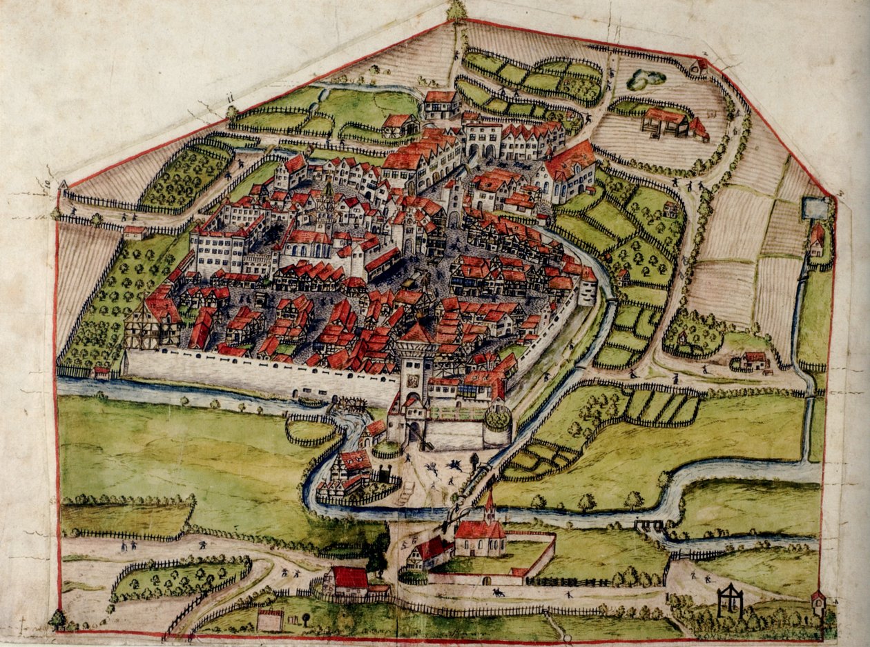 Depiction of the Etters Meßkirch, around 1575 by Unknown