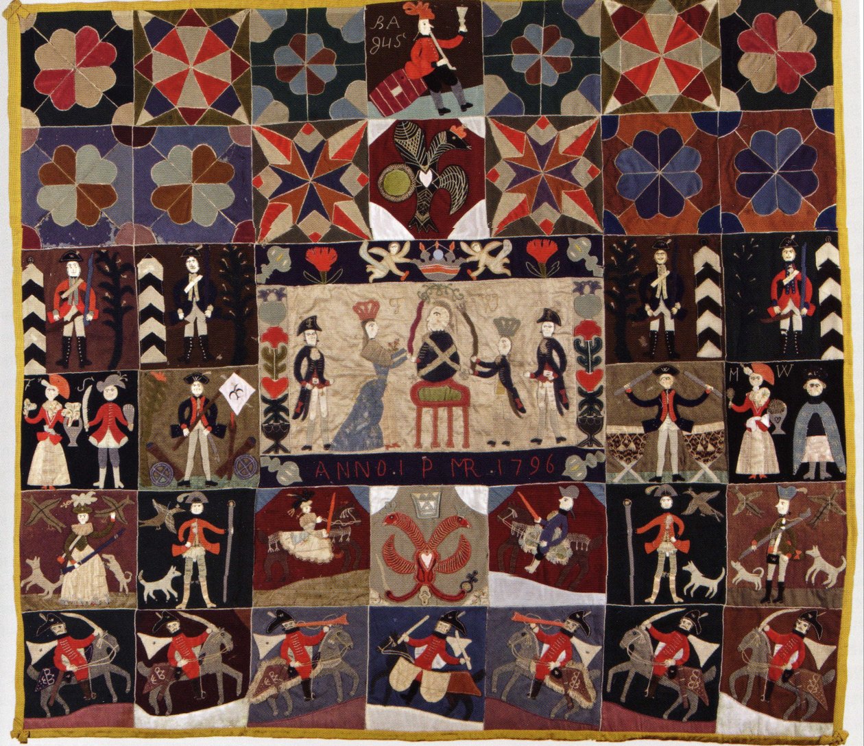 Fleckelteppich Depicting the Family by Unknown