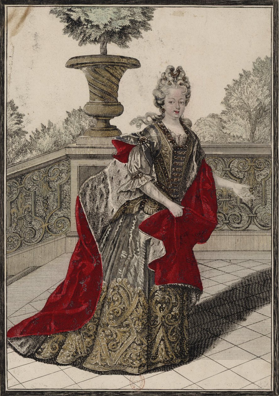Marie Adélaïde of Savoy while Duchess of Burgundy by Unknown