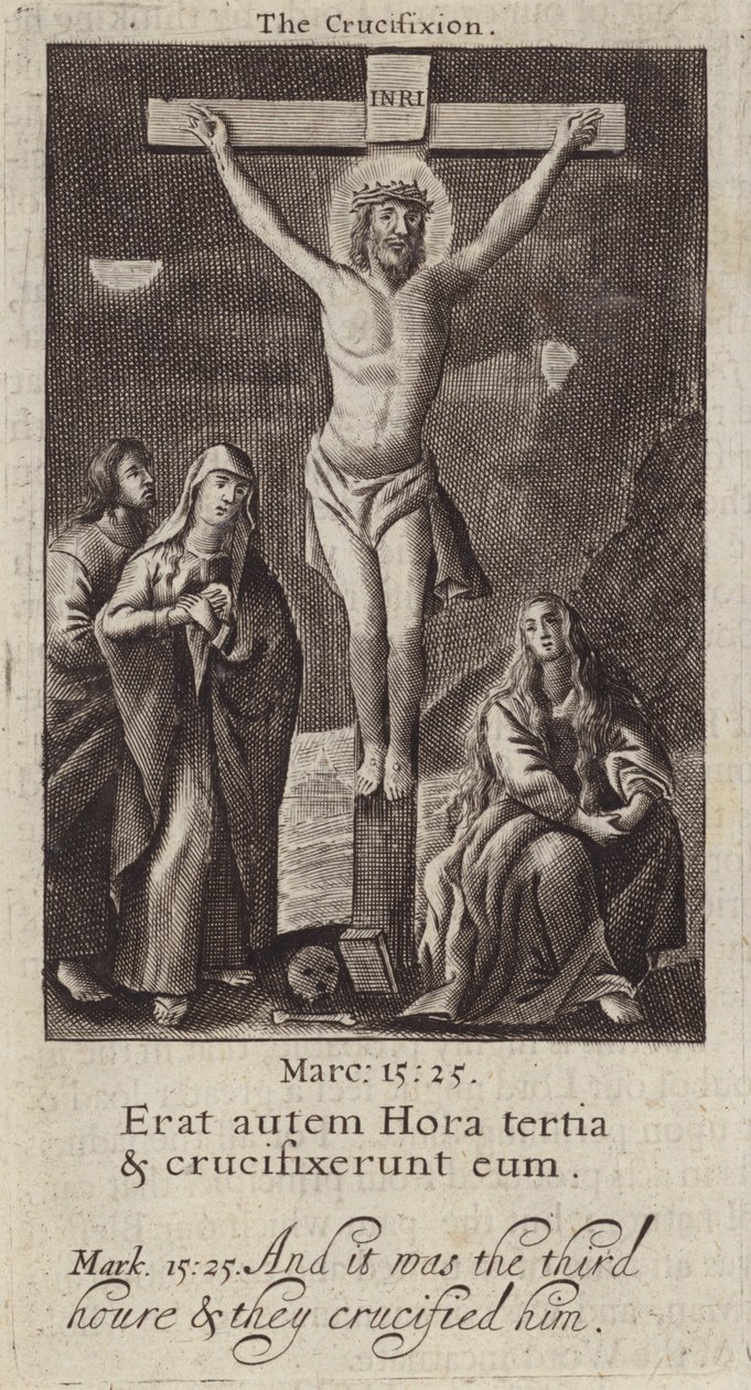 The Crucifixion of Jesus Christ by (after) English School