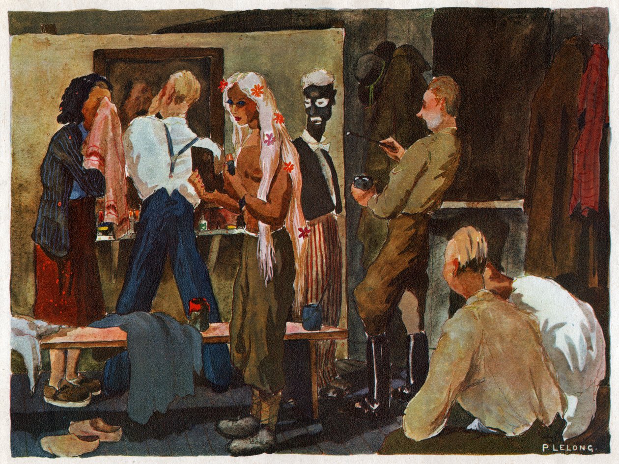 Prisoners camp in Germany by Unknown