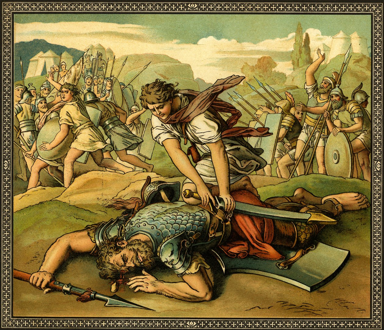 David and Goliath - Bible by Unknown