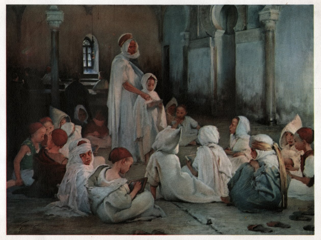 Coranic school by Unknown