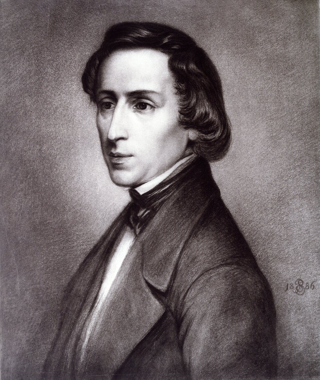 Portrait of Frederic Chopin, 1886 by Unknown