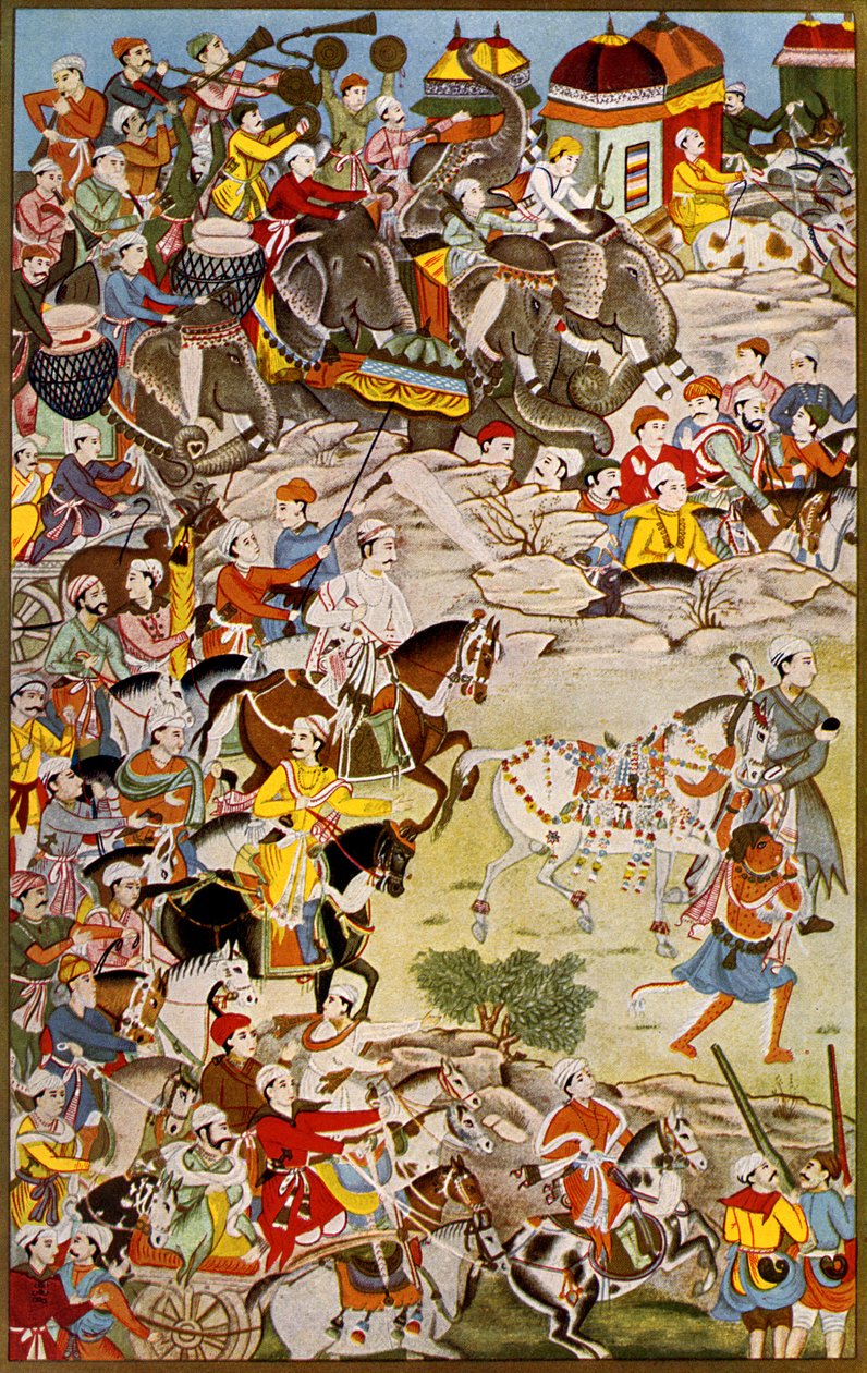 March of the Grand Mughal, Akbar the Great by Unknown