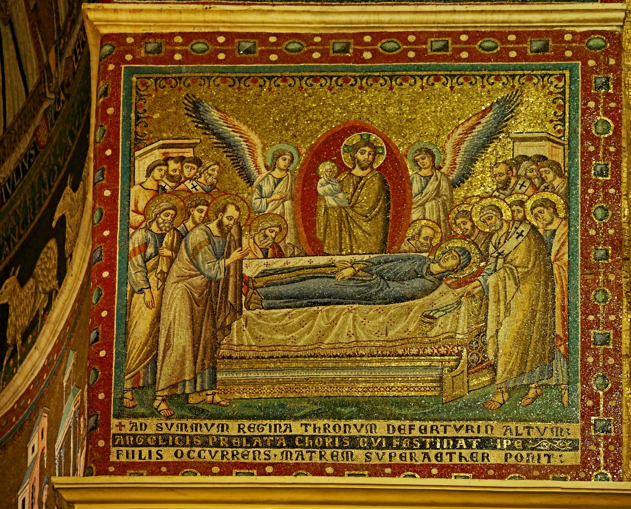 Mosaic in the Apse with the Death of the Virgin Mary by Unknown