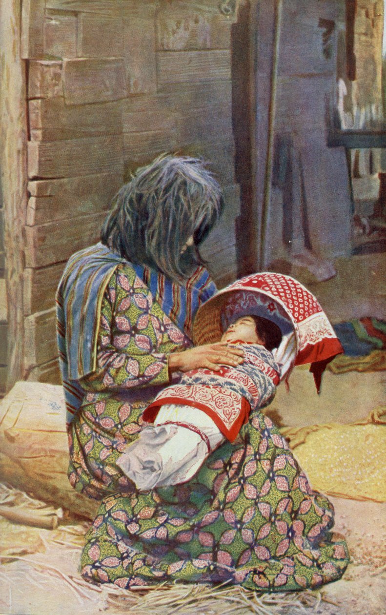 Portable bed of the Yuma tribe by Unknown