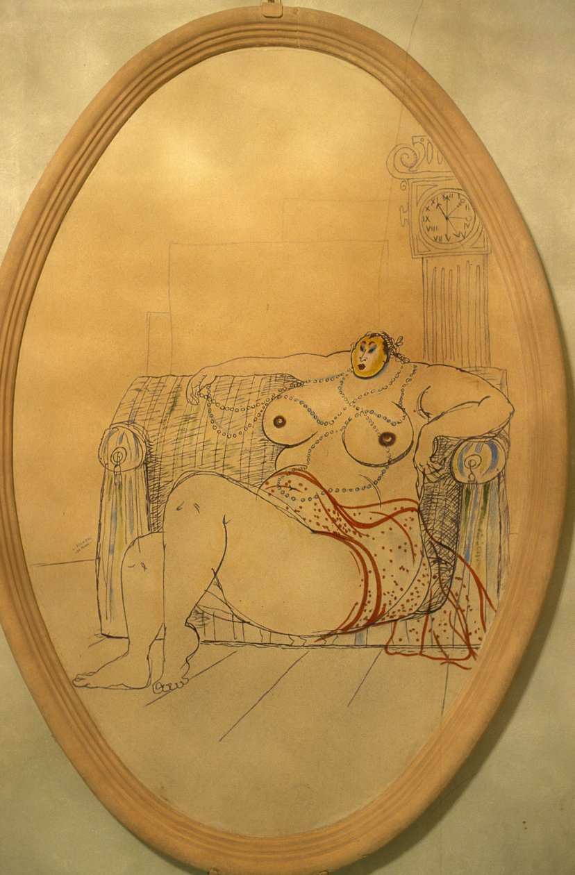 Nude Woman, Santarcangelo di Romagna, Emilia-Romagna, Italy by Unknown