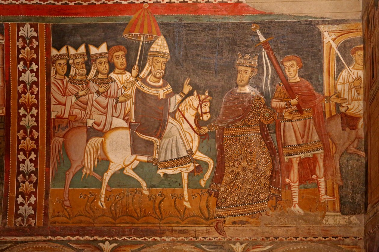 Pope Sylvester Returns: Scene from the Life of Emperor Constantine and St Sylvester by Unknown