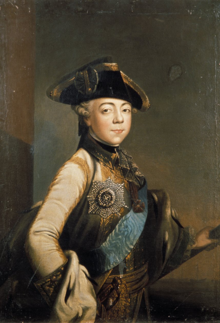 Portrait of Czar Paul I of Russia by Unknown