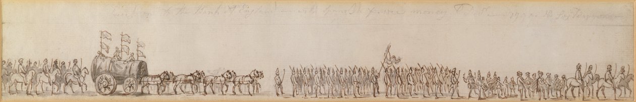 Procession Taking Spanish Money Captured by the Royal Navy to the Bank of England, 1799 by Unknown