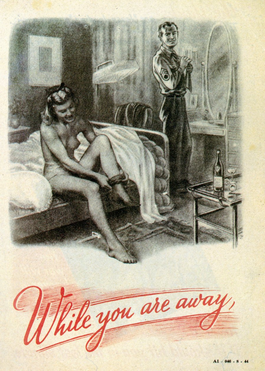Ironic propaganda against the English. While you