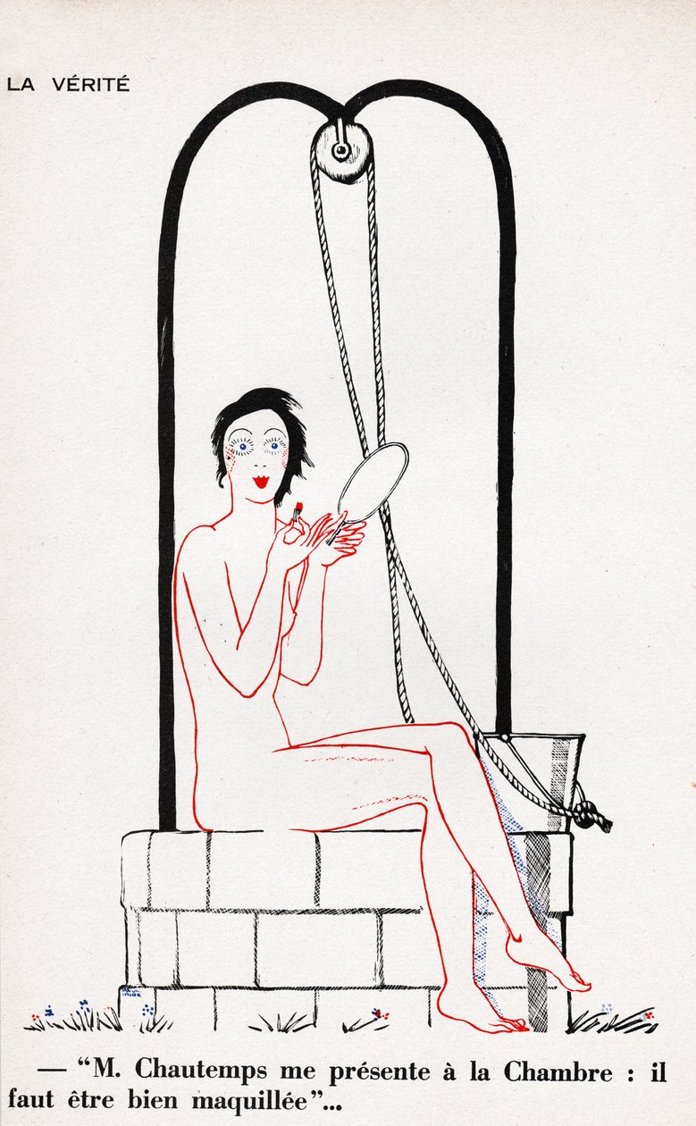 The Truth Coming Out from Her Well by Unknown