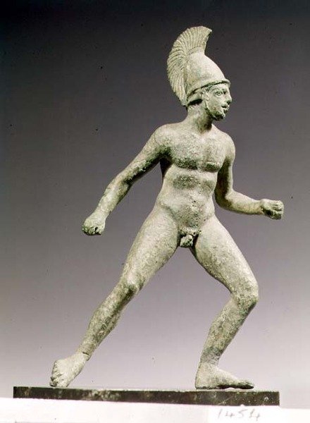 Statue of a Beardless Warrior in the Attitude of Ajax, Son of Oileus, Roman by Unknown