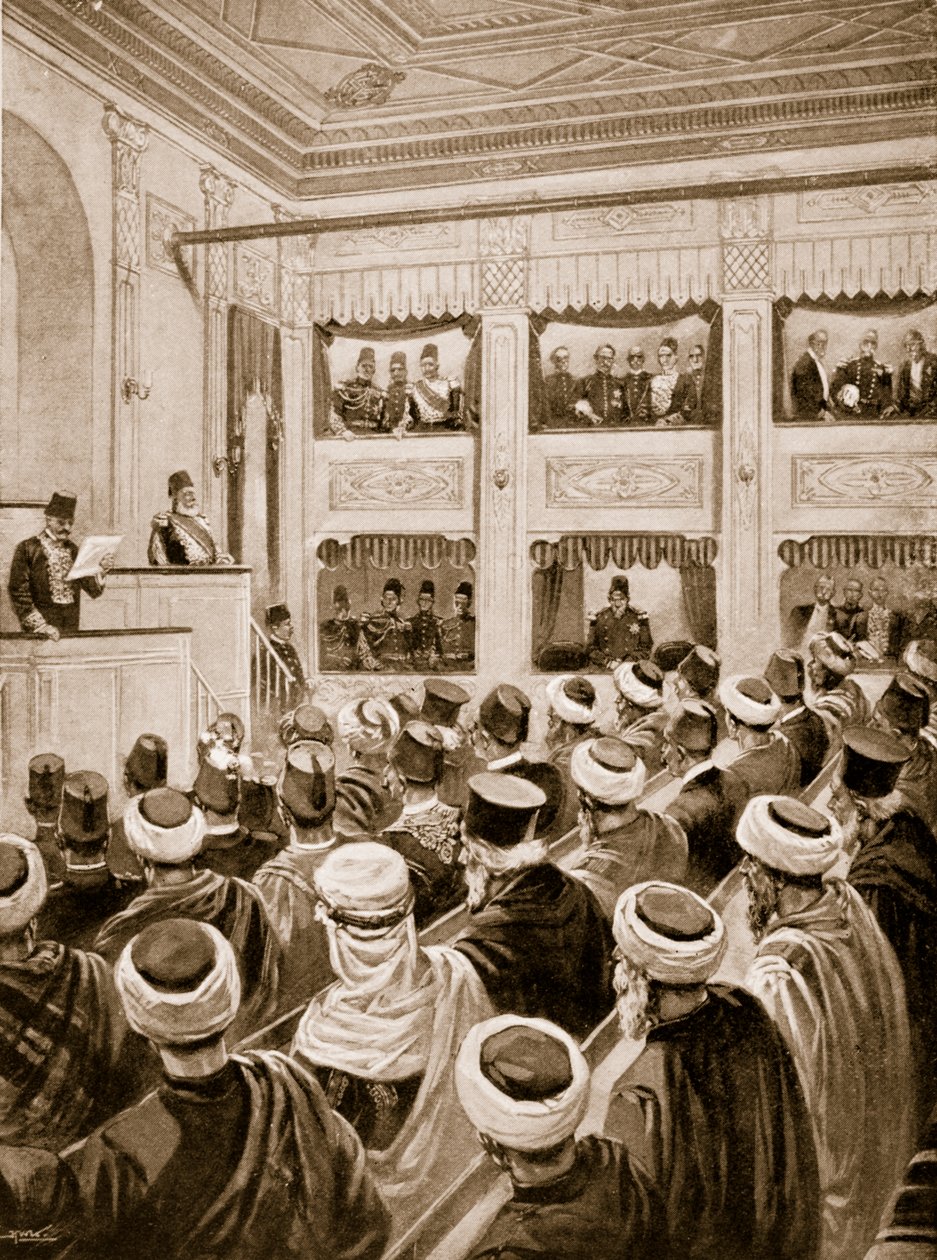 The Opening of the Turkish Parliament by Unknown