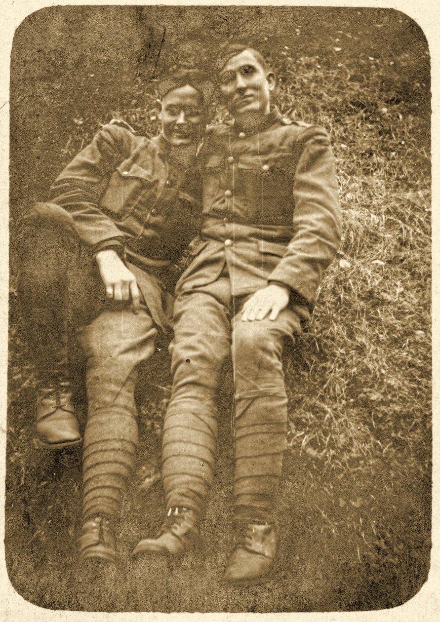 WW1 US Soldiers by Unknown