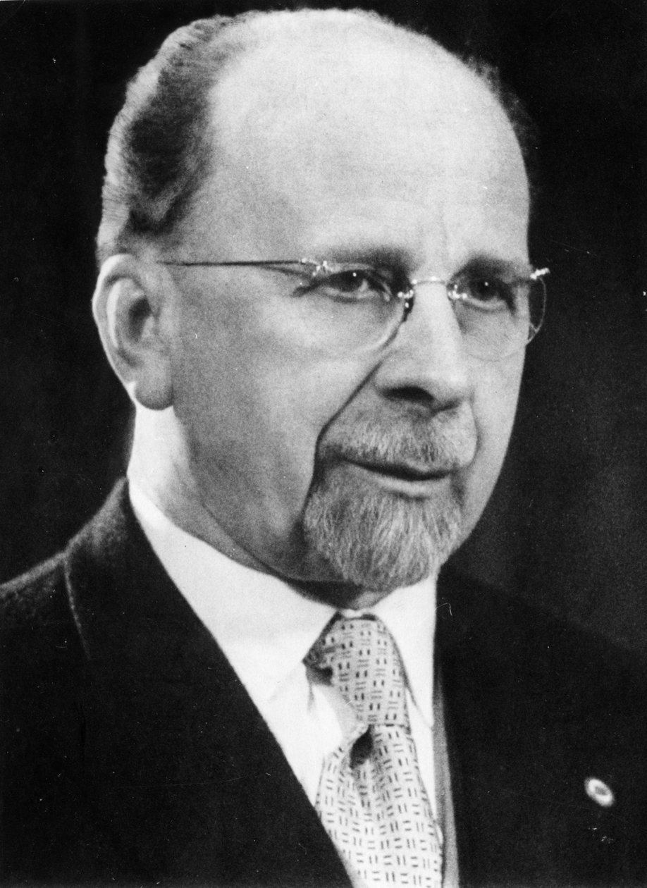 Walter Ulbricht, Chairman of the GDR Council of State and First Secretary of the Central Committee of the Socialist Unity Party of Germany (SED), 1961 by Unknown