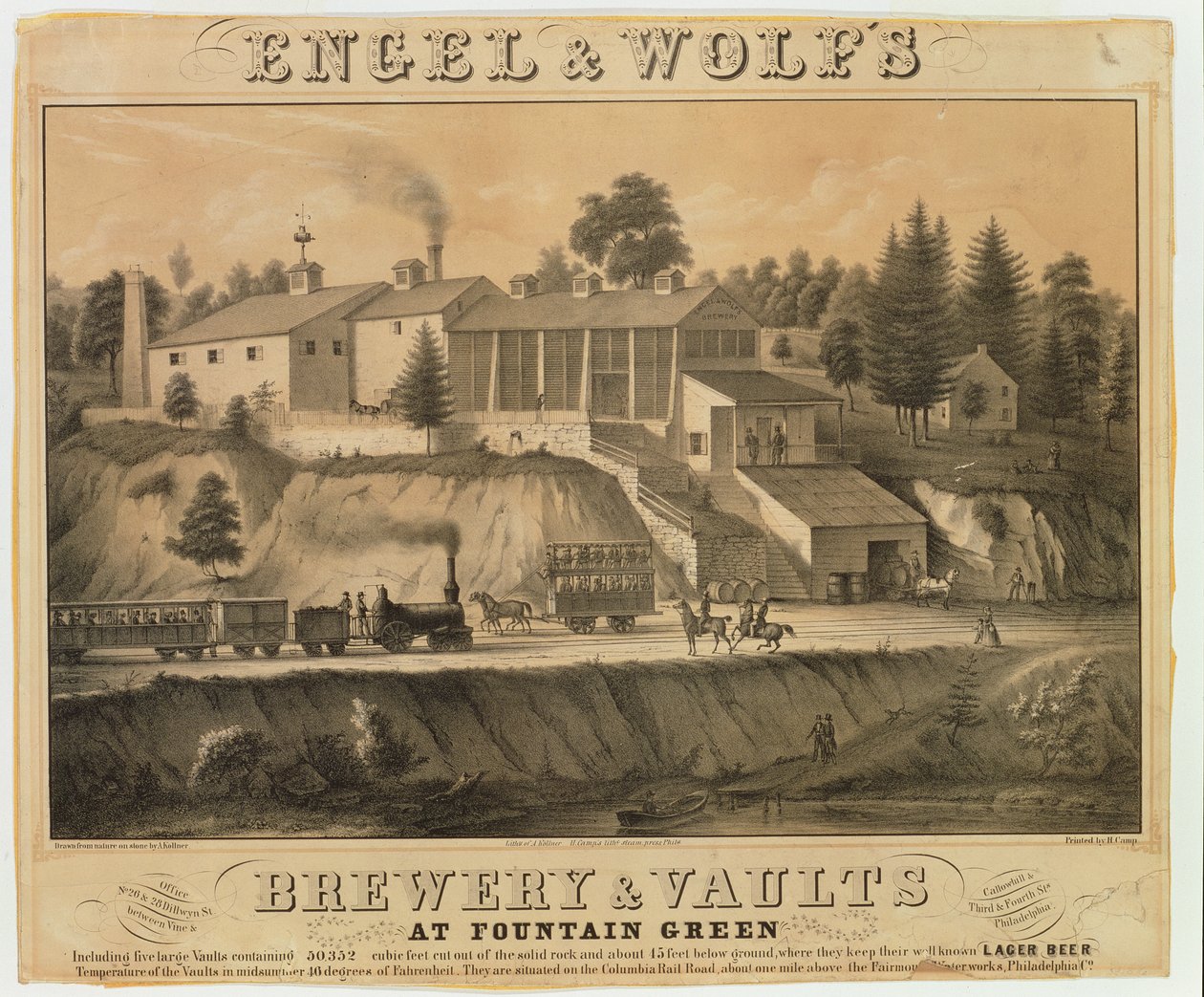 Engel and Wolfs Brewery by American School