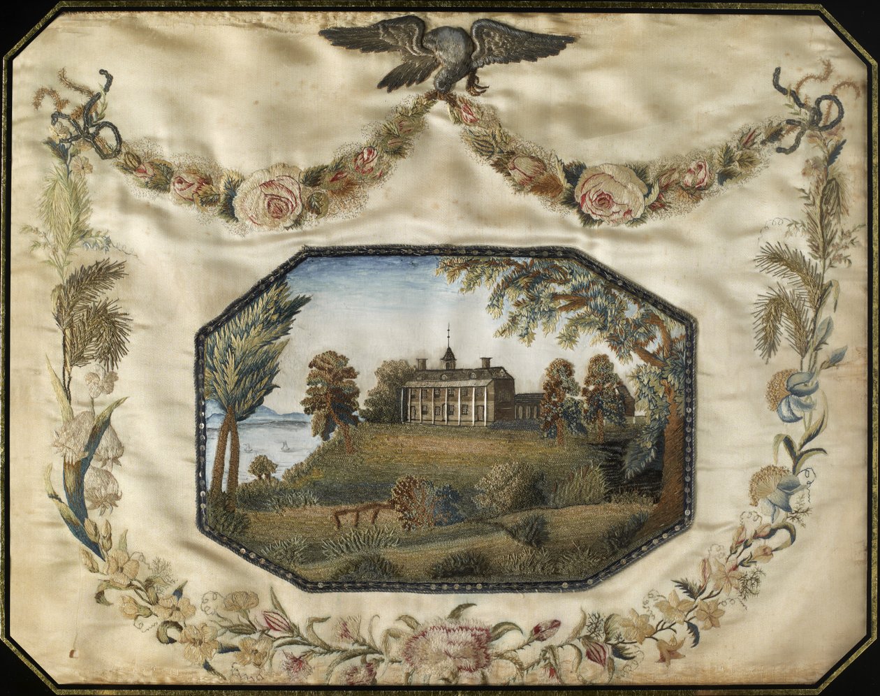 Mount Vernon in Virginia, The Seat of the Late Lieut. General George Washington, c. 1800-1805 by American School