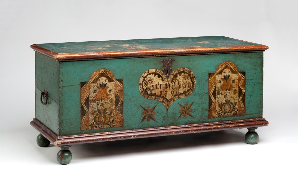 Painted Chest by American School