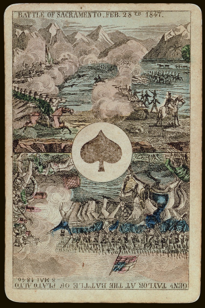 Playing Card: Ace of Spades by American School