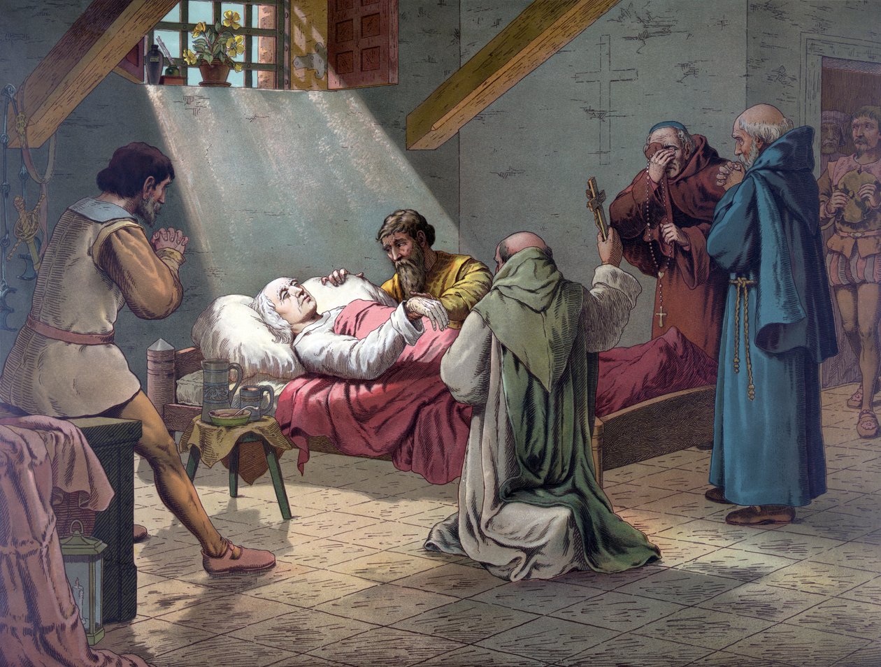The Death of Columbus by American School