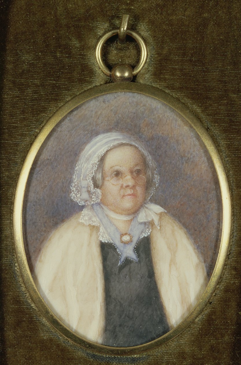 Oval Portrait of Mrs Mary Reibey by Australian School