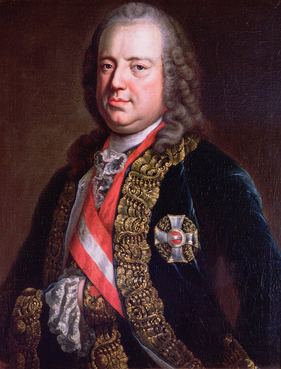 Emperor Francis I of Austria (1708-65) by Austrian School