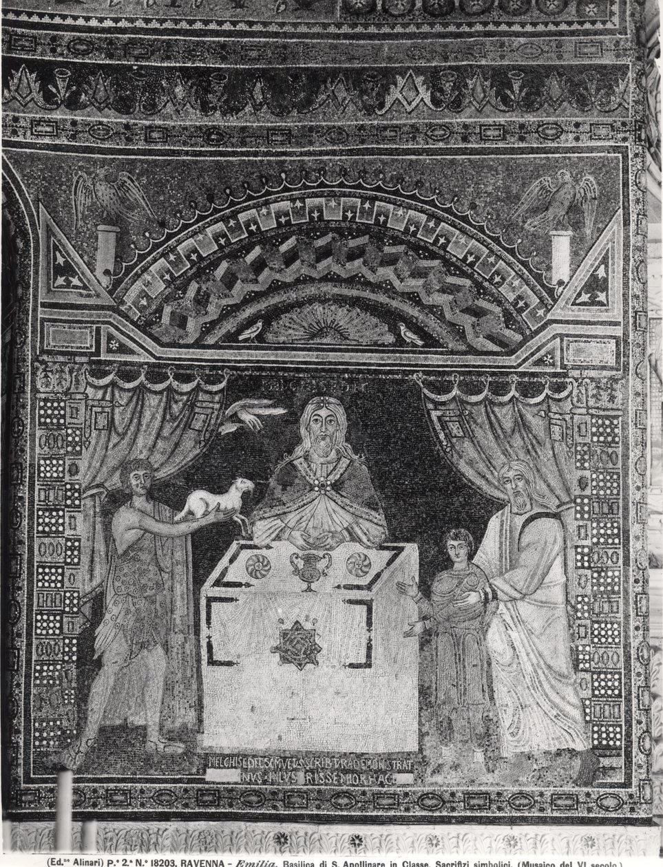 Sacrifice of Melchizedech by Byzantine School