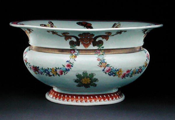 Basin Painted with a Design by Cornelis Pronk, c.1730 by Chinese School