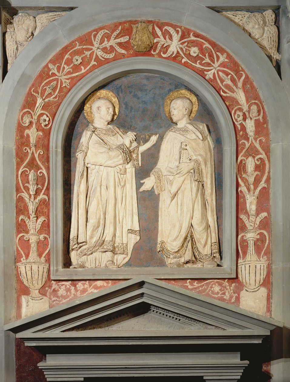 SS. Cosmo and Damian, c.1440 by Donatello