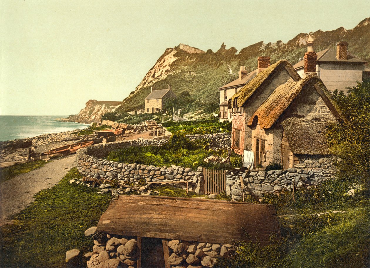Cliffs, Shanklin, IOW (c.1890 - 1900) by English Photographer