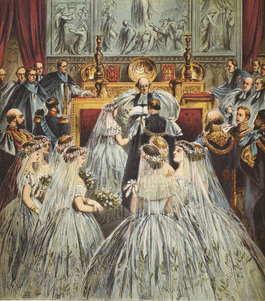 Marriage of Prince of Wales and Alexandra by English School
