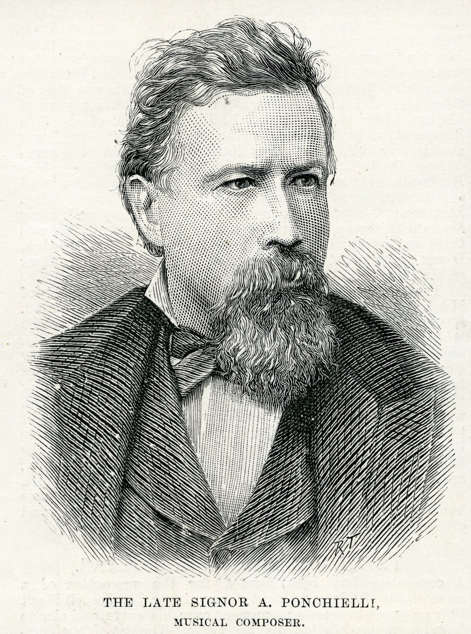 Portrait of Amilcare Ponchielli by English School