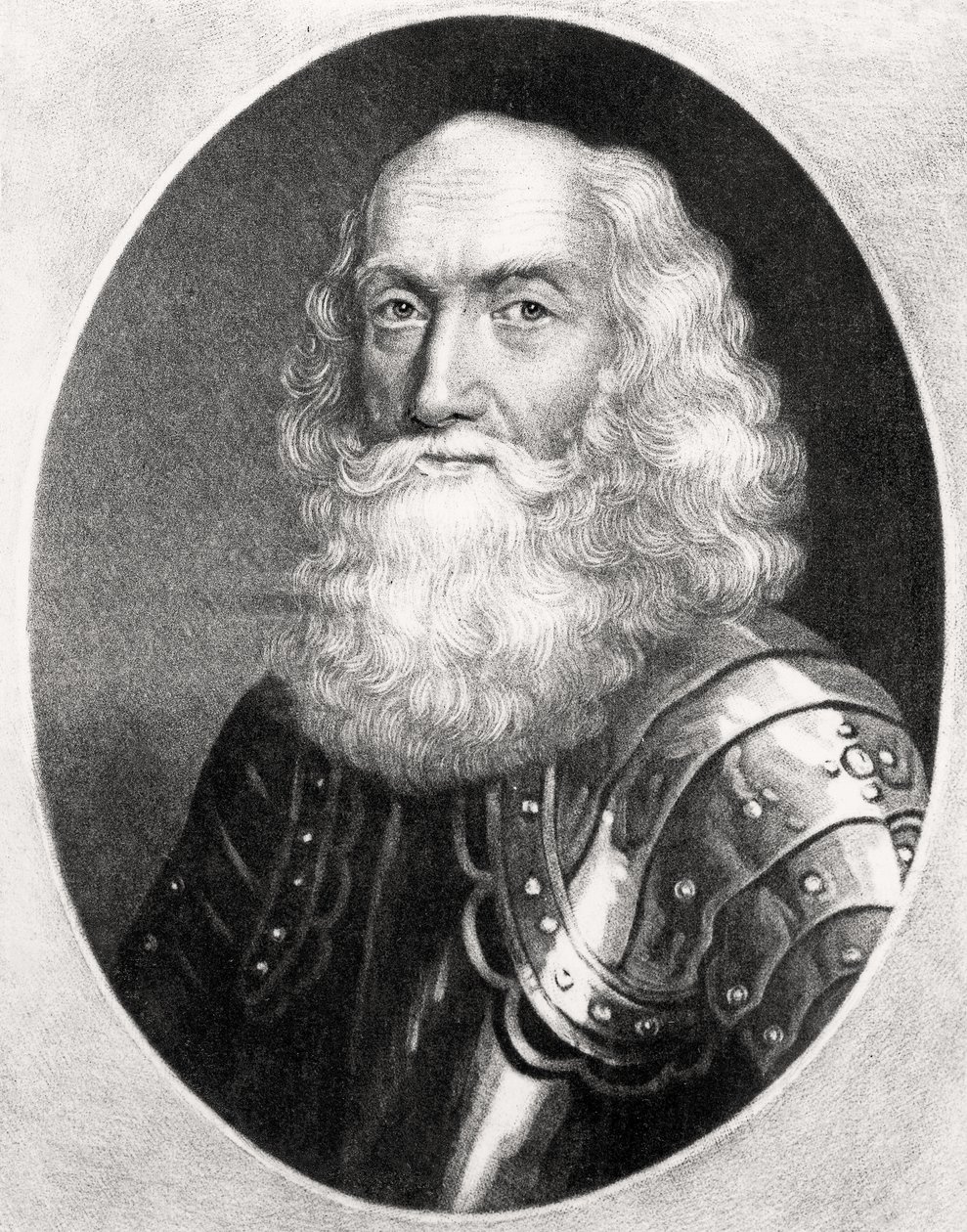 Portrait of General Thomas Dalyell (c.1599-1685) (mezzotint) by English School