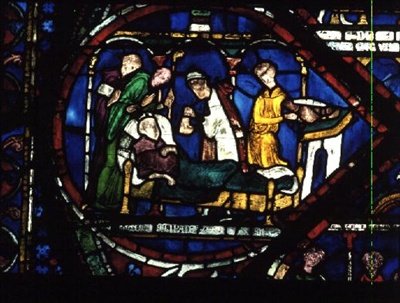 Scene from the Life of St. Thomas a Becket, Trinity Chapel Windows by English School