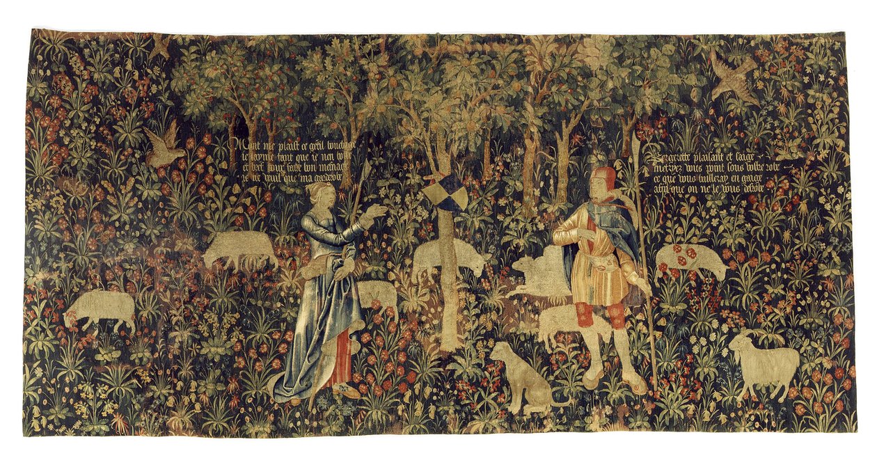 Shepherd and Shepherdess by Flemish School