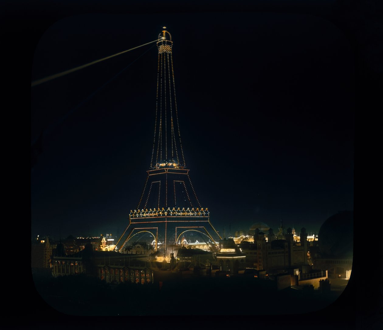 Paris Exposition: Eiffel Tower, 1900 by French Photographer